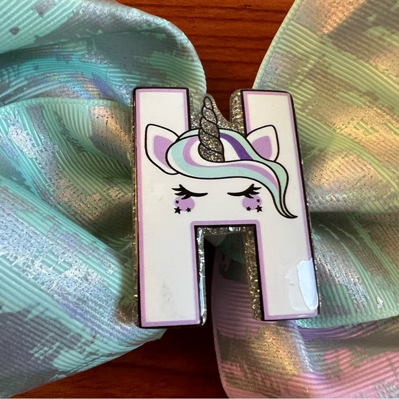 “H” Unicorn 🦄 Jo Jo Bow - Picture 3 of 5